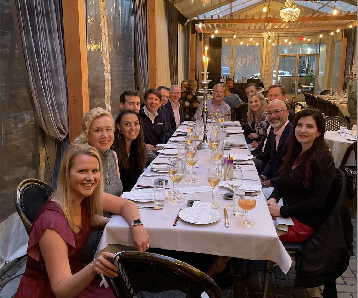 Customer dinner — the relationships that make everything else possible